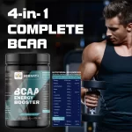 Enhanced Muscle Recovery & Endurance, Boost Your Energy, Muscle Recovery & Endurance, AQWAFIT BCAA-Energy Booster, BCAA Energy Boost, AQWAFIT BCAA-Energy Booster - 400 gms