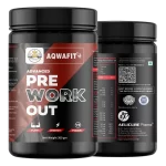 Aqwafit fitness enhancement formula, Pre Workout for energy and endurance, Advanced workout support by Aqwafit, Enhanced stamina with Aqwafit Pre Workout, 300mg Caffeine, 2000mg L-Citrulline for workouts, Aqwafit Pre Workout: Energy and Focus Booster