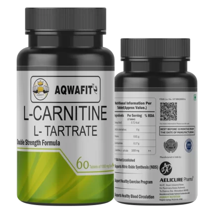 L-Carnitine Tablets, Aqwafit L-Carnitine Tablets, Muscle Recovery tablets, fat burning tablets