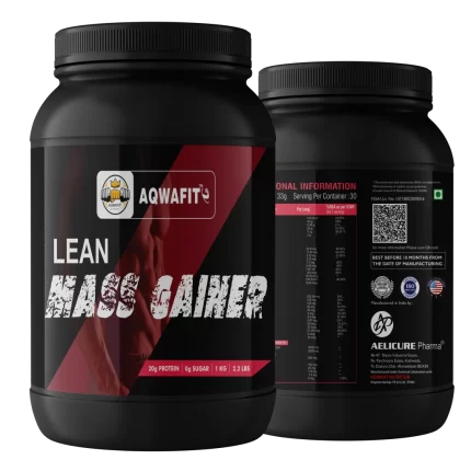 Aqwafit Mass Gainer, Mass Gainer, sugar free mass gainer. muscle growth supplements, muscle recovery supplements