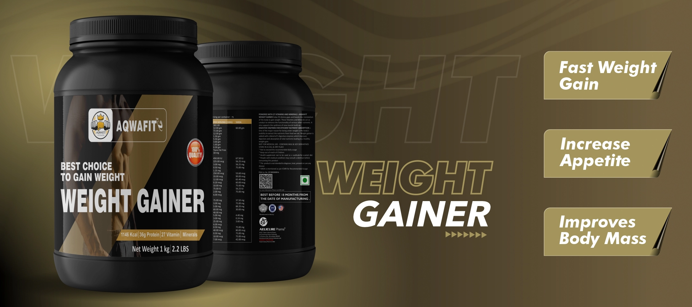 AQWAFIT - Weight Gainer