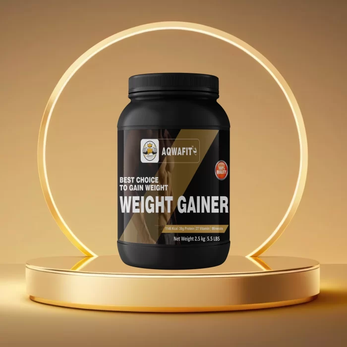 Weight Gainer with essential nutrients, Aqwafit weight gainer for energy, immunity, and recovery, Aqwafit Weight Gainer: Mass gains and muscle building Advanced muscle building with 27 vitamins and minerals