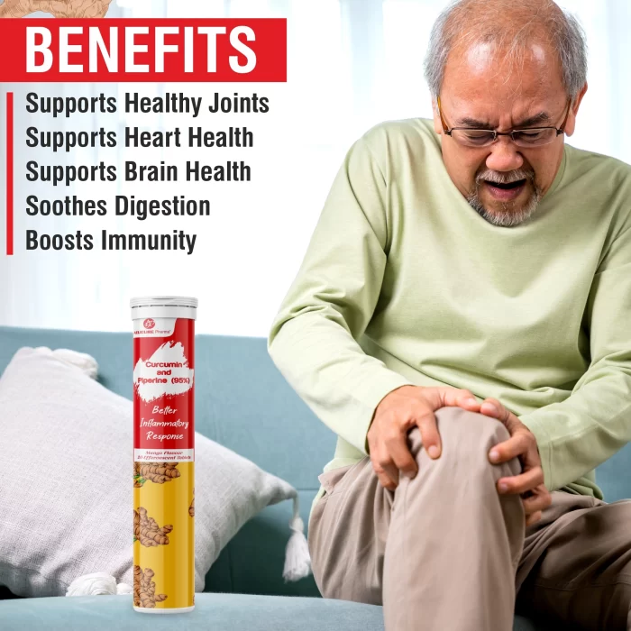 Enhanced absorption for maximum health benefits, Experience stress relief with Nano Curcumin + Piperine, Alleviate joint pain and boost immunity with Nano Curcumin Effervescent Tablets., Manage stress and support cardiovascular health with Nano Curcumin & Piperine.