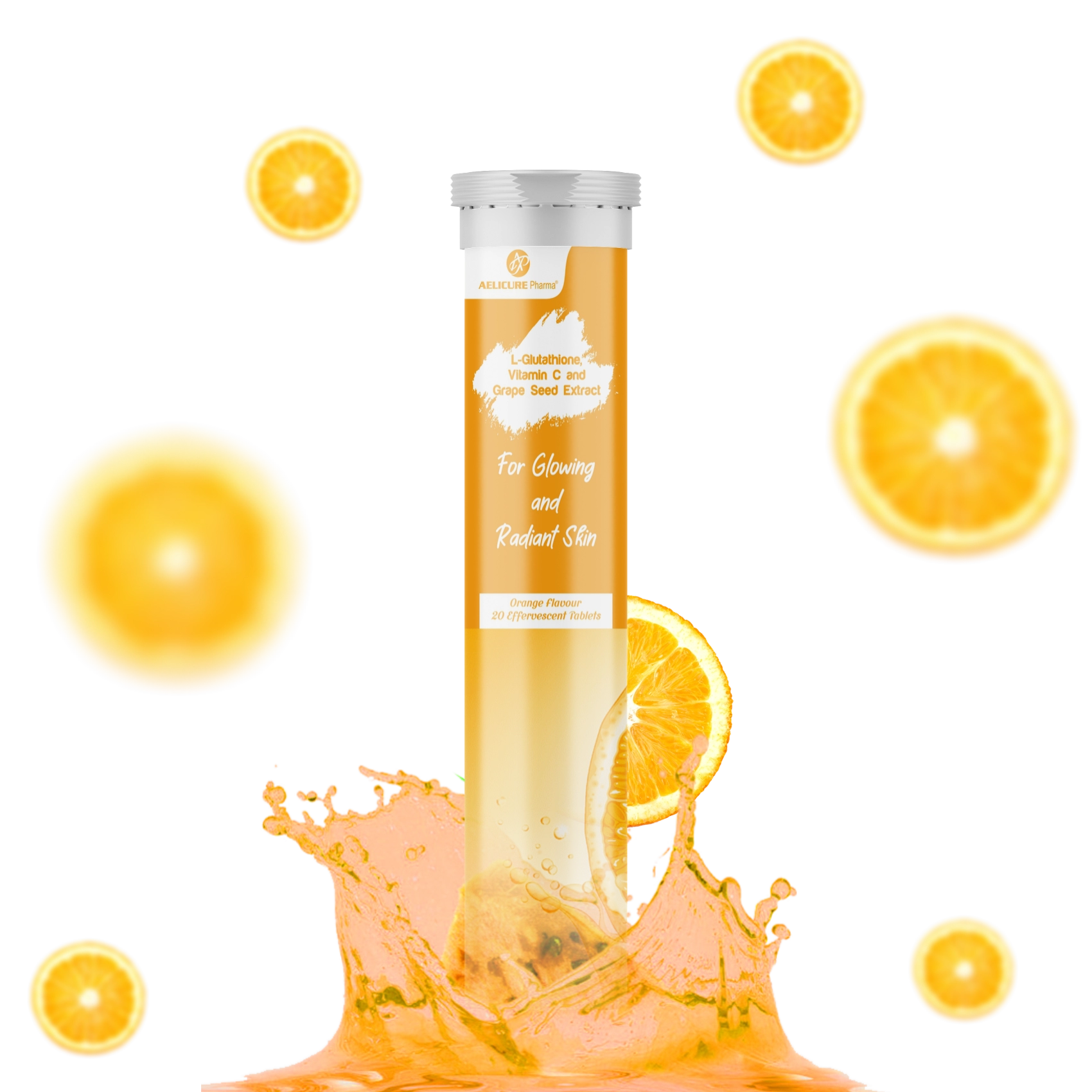 Immune Boost and Detox Support: Glutathione Tabs, Energy and Anti-Aging Benefits, Revitalize with Glutathione, Vitamin C Effervescent; Glutathione, Vitamin C, Grape Seed Extract: Skin Radiance