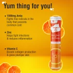 Effervescent immunity boost, Vitamin C+Zinc for strong immunity, Essential nutrients in effervescent form, Amla Extract & Zinc for immune support